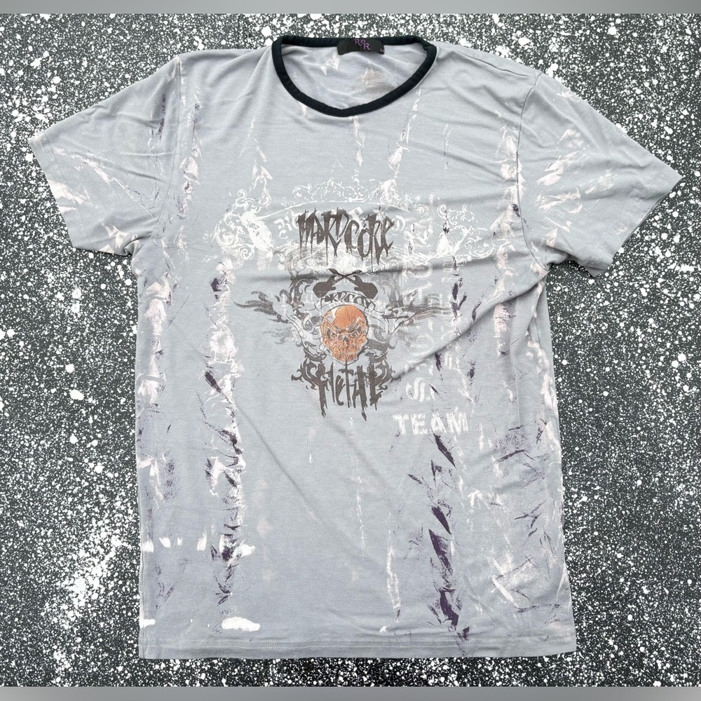 Vintage Y2K RDR Hardcore Metal T-Shirt Size Medium